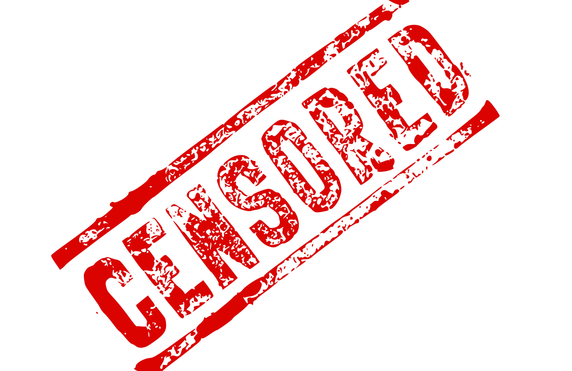 Табличка цензура